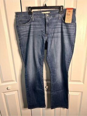 Levi's‎ 314 Shaping Straight Women 20W M Classic Blue Jeans New With Tags